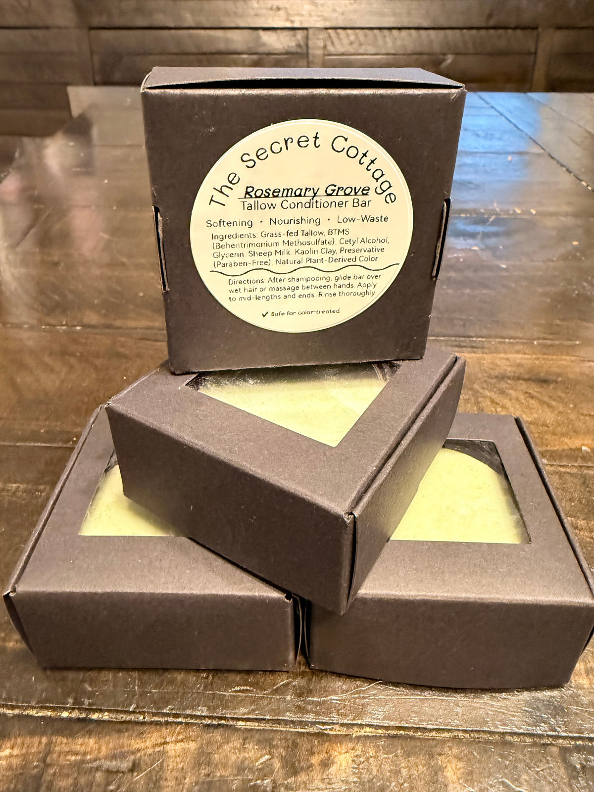 Tallow Conditioner Bar – Nourishing, Low-Waste Hair Care | The Secret Cottage