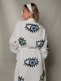 Handcrafted Evil Eye Kimonos