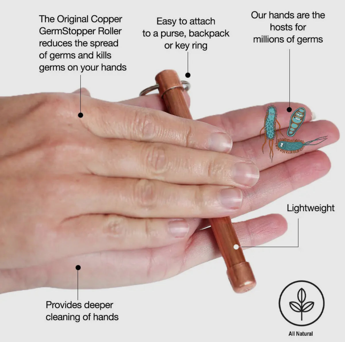 Stay well Copper hand roller