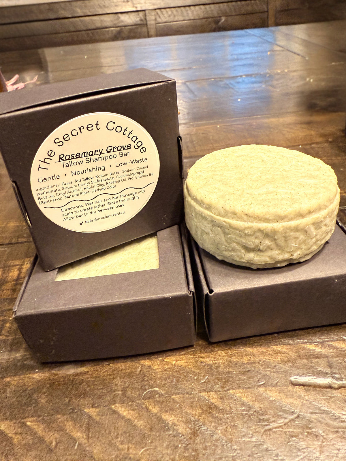 Tallow Shampoo Bar – Gentle, Low-Waste Hair Care | The Secret Cottage