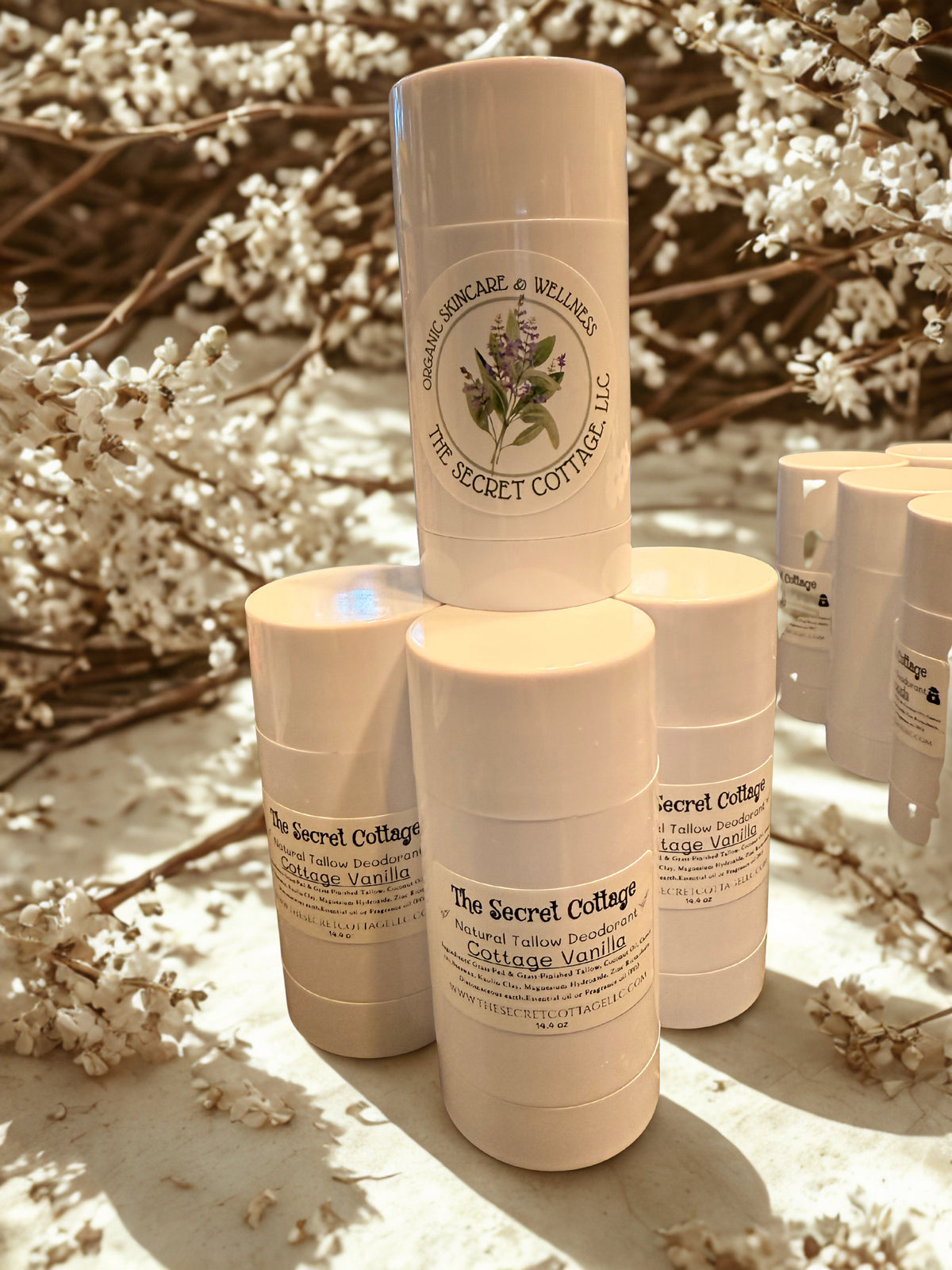 Cottage Fresh — All-Natural Tallow Deodorant
Fresh the way nature intended