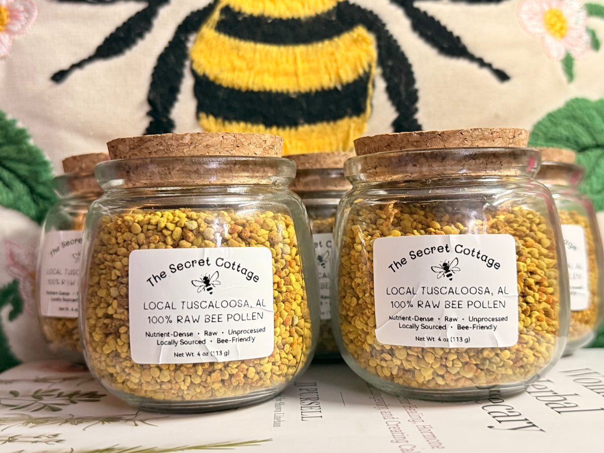 🌼 Local Raw Bee Pollen | 4 oz Glass Jar