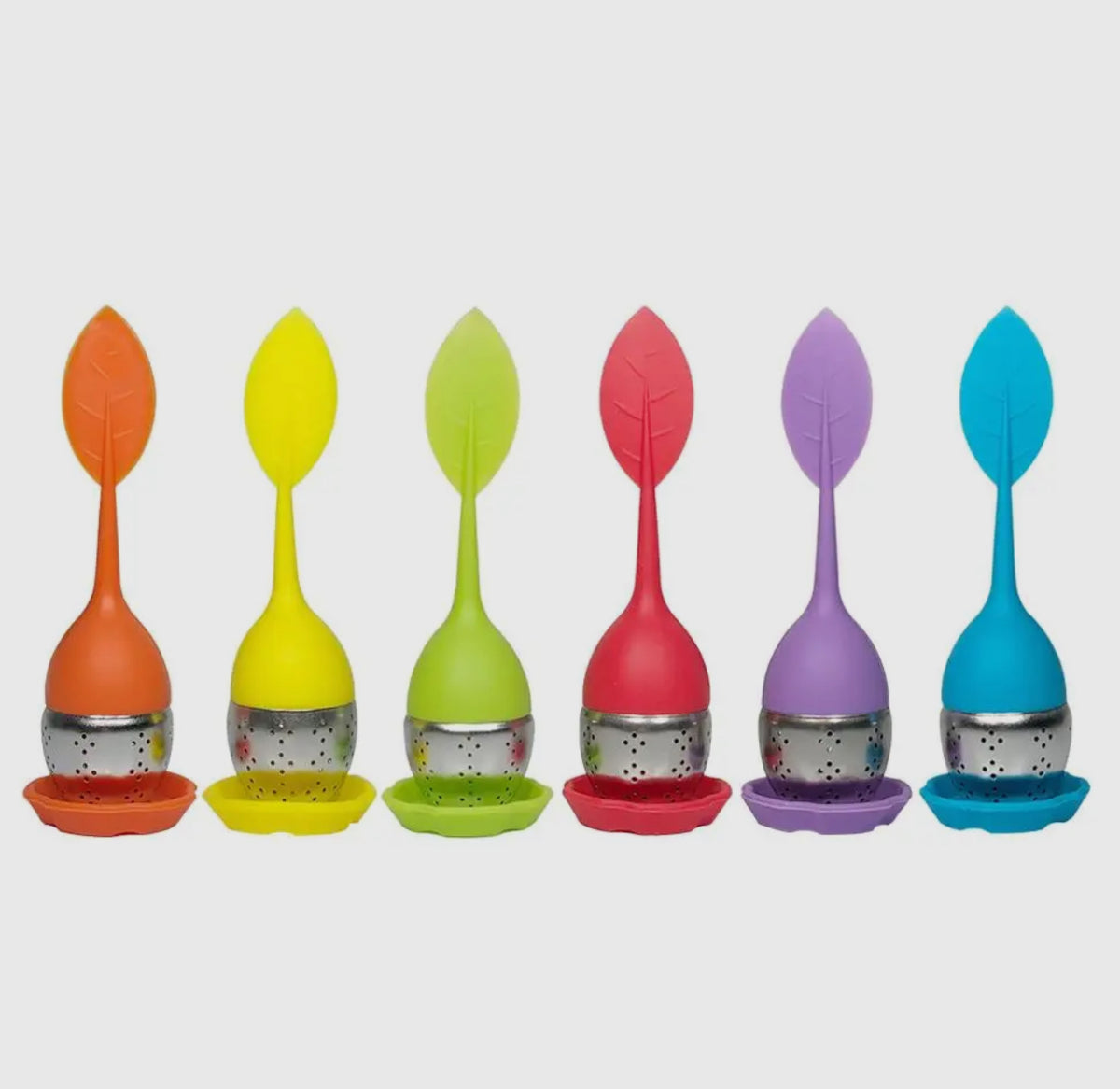 Leaf Shape Silicone Tea Infuser (304 Stainless Steel)
